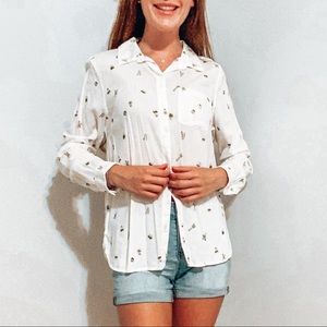 Old Navy Cactus Button Down Shirt